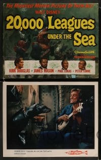 9r022 20,000 LEAGUES UNDER THE SEA 8 LCs 1955 Jules Verne classic, Kirk Douglas, Mason & Lorre!