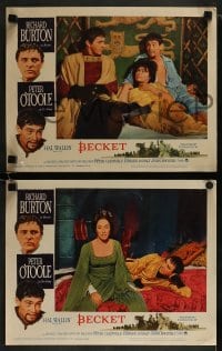 9r487 BECKET 7 roadshow LCs 1964 Richard Burton in the title role, Peter O'Toole, Peter Glenville!