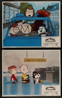 9r489 BON VOYAGE CHARLIE BROWN 7 LCs 1980 Charles M. Schulz, Snoopy & the Peanuts Gang!