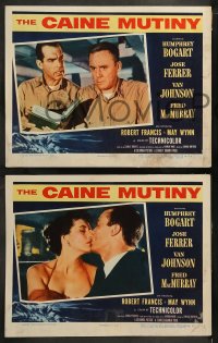 9r548 CAINE MUTINY 6 LCs 1954 Humphrey Bogart, Van Johnson, Fred MacMurray, May Wynn!