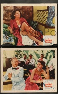 9r613 CAPTAIN'S PARADISE 5 LCs 1953 Alec Guinness trying to juggle two wives, Yvonne De Carlo!