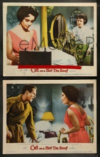9r550 CAT ON A HOT TIN ROOF 6 LCs 1958 Paul Newman remains cold to sexiest wife Elizabeth Taylor!