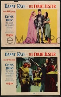 9r682 COURT JESTER 4 LCs 1955 classic wacky Danny Kaye, Glynis Johns, Basil Rathbone!