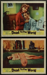 9r109 DEAD TO THE WORLD 8 LCs 1961 Reedy Talton, Jana Pearce, a stab in the back seals the secret!