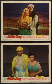 9r113 DESERT SONG 8 LCs 1953 great images of sexy Kathryn Grayson, Raymond Massey!