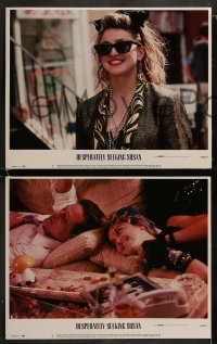 9r115 DESPERATELY SEEKING SUSAN 8 LCs 1985 Madonna & Rosanna Arquette are mistaken for each other!