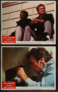 9r798 ESCAPE FROM ALCATRAZ 3 LCs 1979 Clint Eastwood in famous prison, directed by Don Siegel!