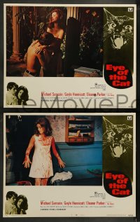 9r132 EYE OF THE CAT 8 LCs 1969 Michael Sarrazin, Gayle Hunnicutt, shatters your concept of fear!