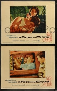 9r799 FACE IN THE CROWD 3 LCs 1957 Andy Griffith took it raw like his bourbon & his sin, Elia Kazan