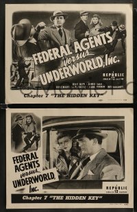 9r693 FEDERAL AGENTS VS UNDERWORLD INC 4 chapter 7 LCs 1948 serial, Kirk Alyn,  The Hidden Key!