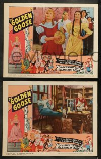 9r161 GOLDEN GOOSE 8 LCs 1965 Die Goldene Gans, K. Gordon Murray, cool fantasy images!