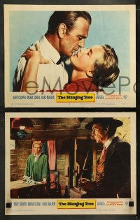 9r698 HANGING TREE 4 LCs 1959 Delmer Daves, cowboy Gary Cooper, Maria Schell & Karl Malden!