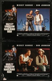 9r565 HARLEY DAVIDSON & THE MARLBORO MAN 6 LCs 1991 Mickey Rourke & Don Johnson in title roles!
