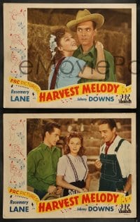 9r566 HARVEST MELODY 6 LCs 1943 pretty Rosemary Lane, Johnny Downs