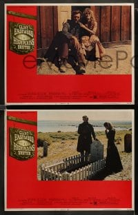 9r810 HIGH PLAINS DRIFTER 3 LCs 1973 cowboy Clint Eastwood, Marianna Hill, Verna Bloom, western!