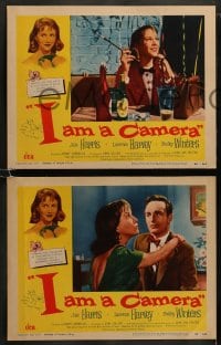 9r206 I AM A CAMERA 8 LCs 1955 Ron Randell, Laurence Harvey, Julie Harris, Shelley Winters!