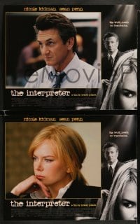 9r213 INTERPRETER 8 LCs 2005 Nicole Kidman, Sean Penn, directed by Sydney Pollack!