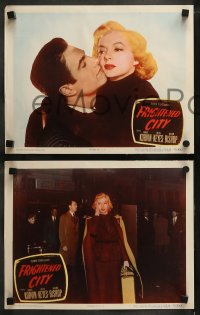 9r573 KILLER THAT STALKED NEW YORK 6 LCs 1950 pretty Evelyn Keyes brings terror to 8,000,000 people