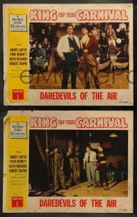 9r718 KING OF THE CARNIVAL 4 chapter 1 LCs 1955 Republic circus serial, Daredevils of the Air!