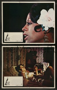 9r229 LADY SINGS THE BLUES 8 LCs 1972 images of Diana Ross as Billie Holiday!