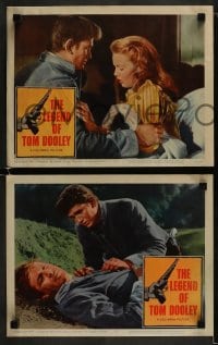 9r574 LEGEND OF TOM DOOLEY 6 LCs 1959 Michael Landon was a rebel, but they couldn't hang his soul!