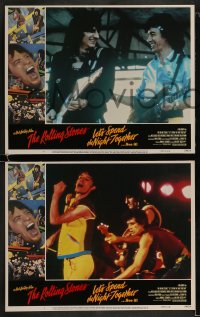 9r631 LET'S SPEND THE NIGHT TOGETHER 5 LCs 1983 great images of Mick Jagger & The Rolling Stones!