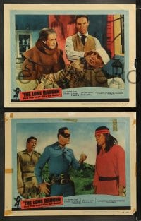 9r575 LONE RANGER & THE LOST CITY OF GOLD 6 LCs 1958 masked hero Clayton Moore & Jay Silverheels!