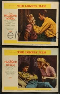 9r244 LONELY MAN 8 LCs 1957 Elaine Aiken, Jack Palance, Anthony Perkins, Henry Levin western!