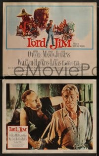 9r246 LORD JIM 8 LCs 1965 Peter O'Toole, James Mason, Curt Jurgens, Eli Wallach, w/great tc art!