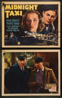 9r263 MIDNIGHT TAXI 8 LCs 1937 great images of Frances Drake, Brian Donlevy & Alan Dinehart!