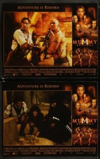 9r269 MUMMY RETURNS 8 LCs 2001 Brendan Fraser, Rachel Weisz, Dwayne Johnson as the Scorpion King!