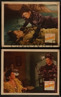 9r827 NOB HILL 3 LCs 1945 cool images of Joan Bennett & Vivian Blaine, one catfighting!