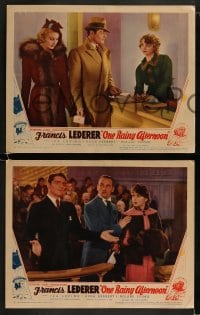 9r831 ONE RAINY AFTERNOON 3 LCs 1936 gorgeous young Ida Lupino, Francis Lederer!