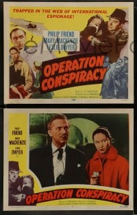 9r294 OPERATION CONSPIRACY 8 LCs 1957 they're trapped in a web of intrigue, mystery & murder!