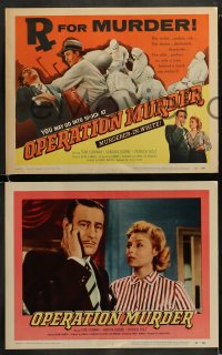 9r295 OPERATION MURDER 8 LCs 1957 Dr. Tom Conway is accused of operating & killing at the same time!