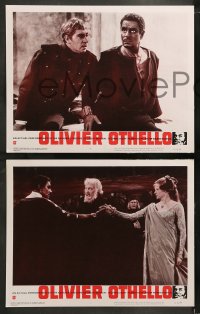 9r298 OTHELLO 8 LCs 1966 Laurence Olivier in the title role with Maggie Smith as Desdemona!