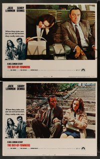 9r299 OUT-OF-TOWNERS 8 LCs 1970 Jack Lemmon, Sandy Dennis, written by Neil Simon!