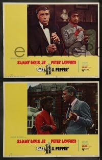 9r342 SALT & PEPPER 8 LCs 1968 Sammy Davis Jr., Peter Lawford, directed by Richard Donner!
