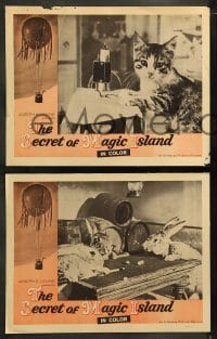 9r845 SECRET OF MAGIC ISLAND 3 LCs 1964 Une fee pas comme les autres, amazing pets!