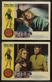 9r393 STATION SIX-SAHARA 8 LCs 1964 super sexy Carroll Baker is alone with five men in the desert!