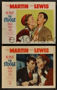 9r760 STOOGE 4 LCs 1952 wacky images of Marion Marshall & Jerry Lewis!