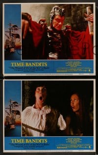 9r430 TIME BANDITS 8 LCs R1982 Sean Connery, Michael Palin, Shelley Duvall, directed by Gilliam!
