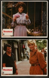 9r434 TOOTSIE 8 LCs 1982 great images of Dustin Hoffman in drag, Lange, Sydney Pollack classic!