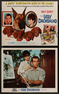 9r020 UGLY DACHSHUND 9 LCs 1966 Walt Disney, Dean Jones & Suzanne Pleshette + cute dogs!