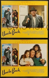 9r663 UNCLE BUCK 5 LCs 1989 oh no, it's John Candy, Macaulay Culkin, directed by John Hughes!