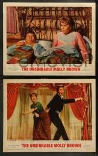 9r444 UNSINKABLE MOLLY BROWN 8 LCs 1964 Debbie Reynolds, get out of the way or hit in the heart!