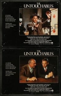 9r446 UNTOUCHABLES 8 LCs 1987 Kevin Costner, Robert De Niro, Sean Connery, Brian De Palma