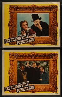 9r768 VILLAIN STILL PURSUED HER 4 LCs 1940 Hugh Herbert, Anita Louise, Buster Keaton, wacky!