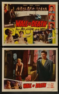 9r455 WALL OF DEATH 8 LCs 1952 knockouts, heart throbs, cool boxing & motorcycle stuntman images!