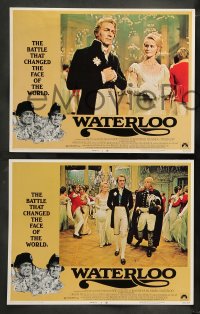 9r461 WATERLOO 8 LCs 1970 Rod Steiger as Napoleon Bonaparte, Christopher Plummer, Orson Welles!